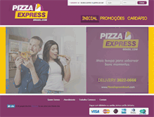 Tablet Screenshot of pizzaexpressbrasil.com